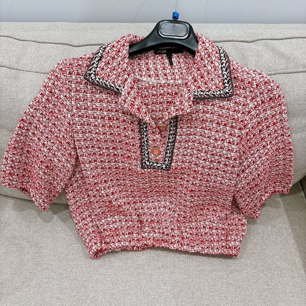 99% NEW MAJE SWEATER, SIZE 1 - Picture 2 of 10
